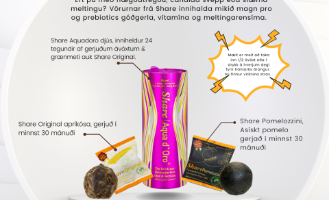 Frábærar vörur til að bæta meltinguna frá Share